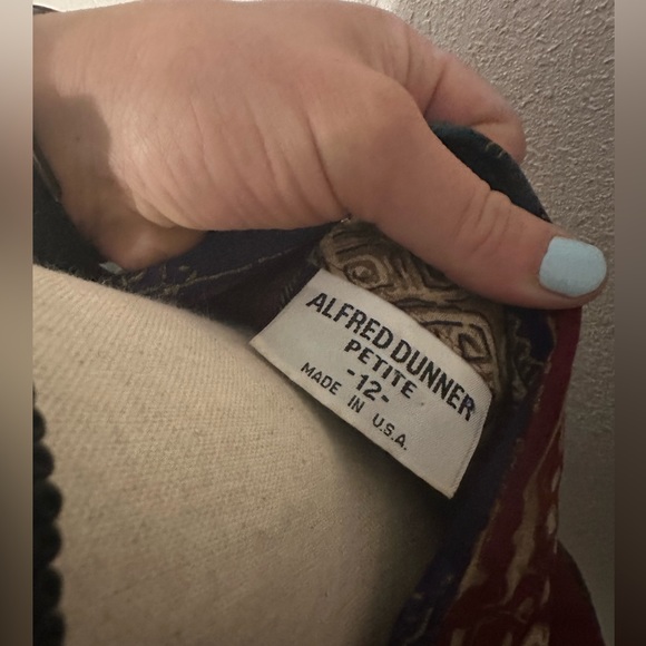 Alfred Dunner Pattern Button Up - Picture 4 of 4